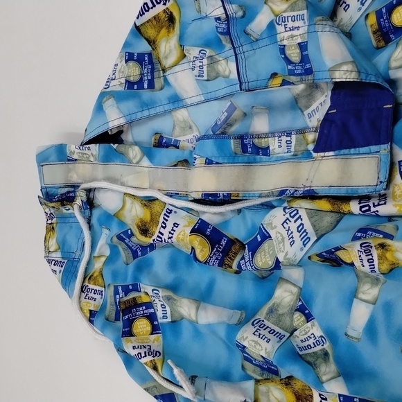 Corona Extra Official Mens Swim Trunks/Board Shorts w/Pocket Size 38 - Picture 5 of 8